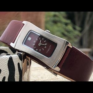 Kenneth Cole Reaction Red Leather Watch